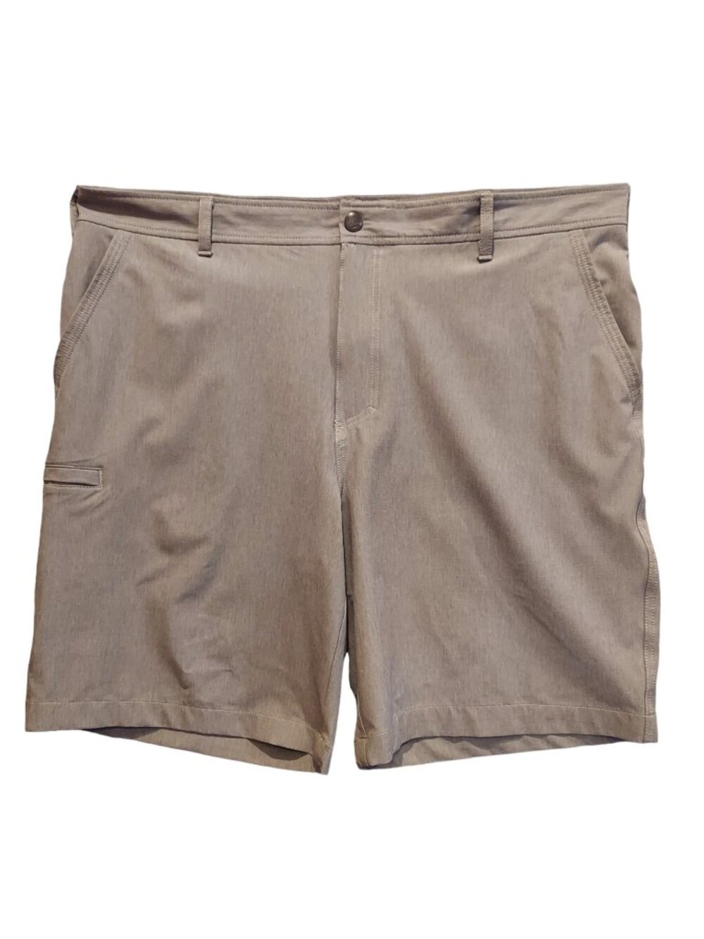 Bass Cargo Shorts Mens 42 X 10 Gray Quick Dry Zip Lightweight golf beach casual